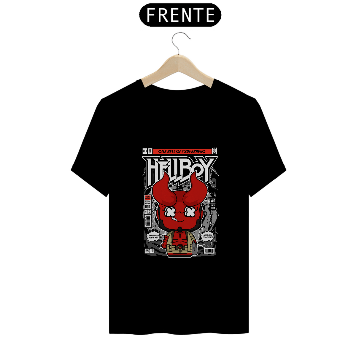 Nome do produto: Camisa HellBoy