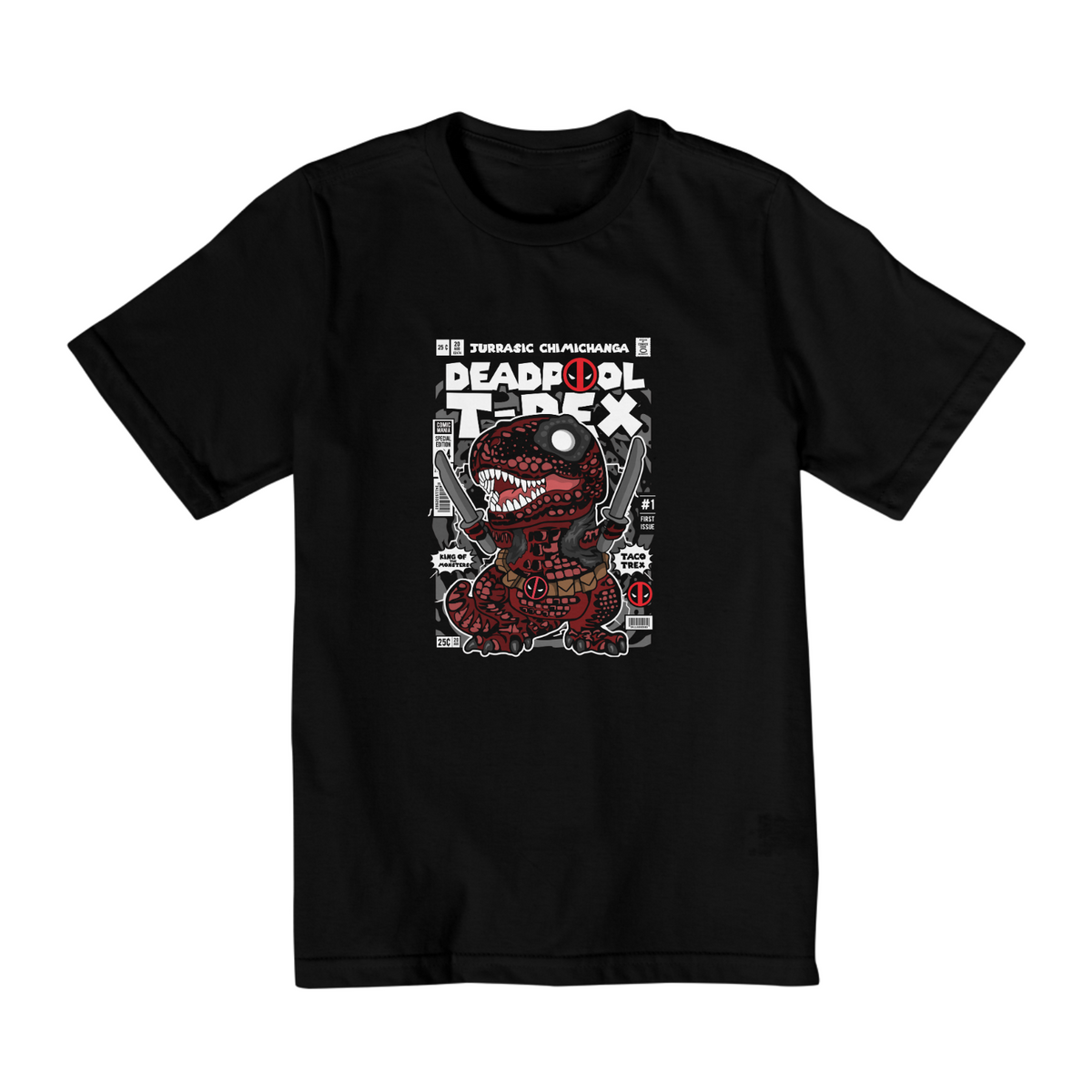 Nome do produto: Camisa DeadPool T-Rex