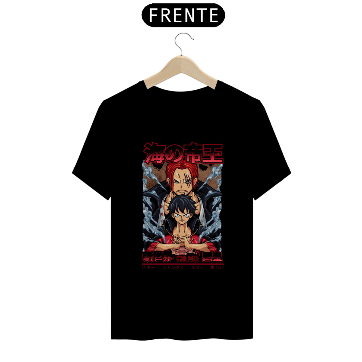 Nome do produto: Camisa Luffy/Shanks