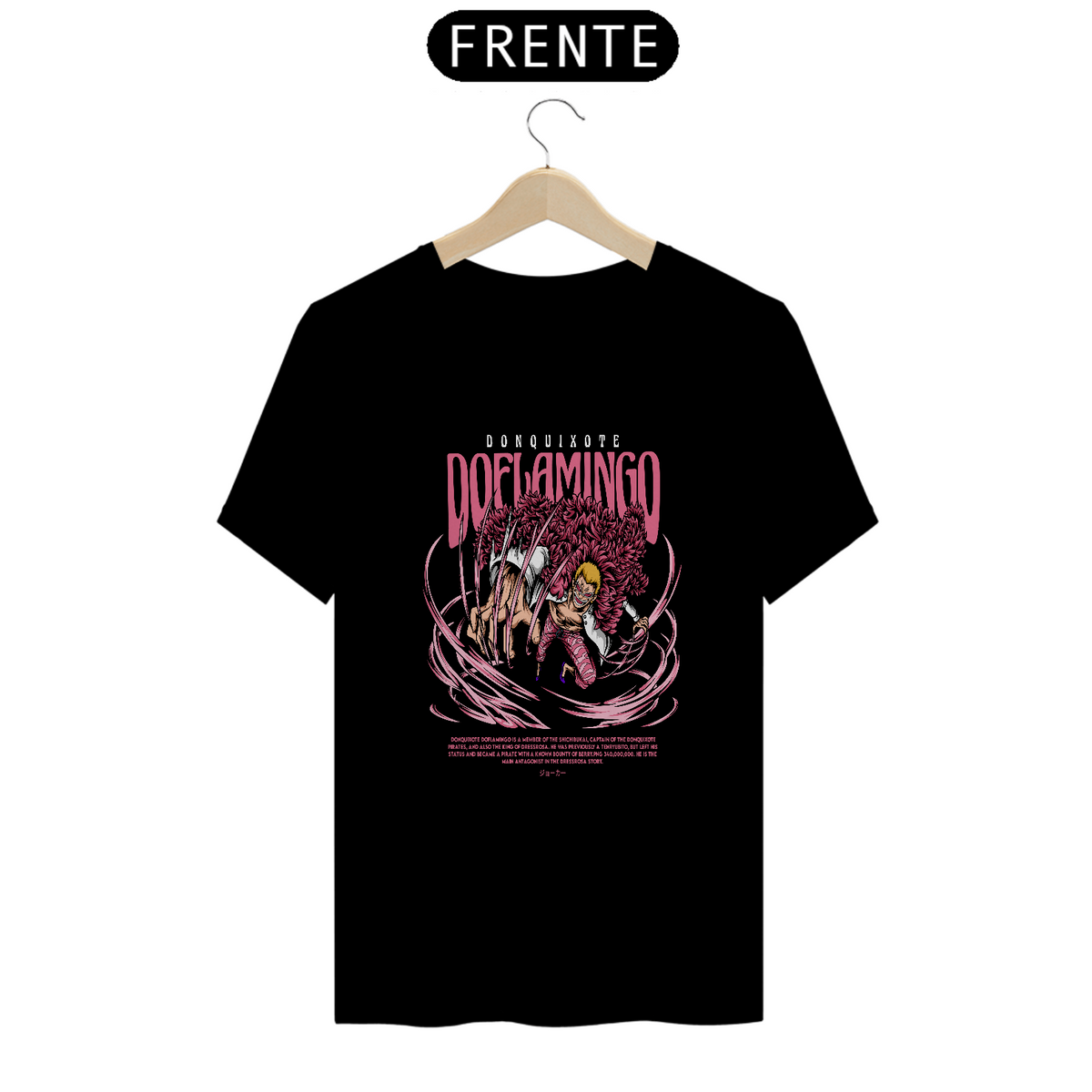 Nome do produto: Camisa Doflamingo