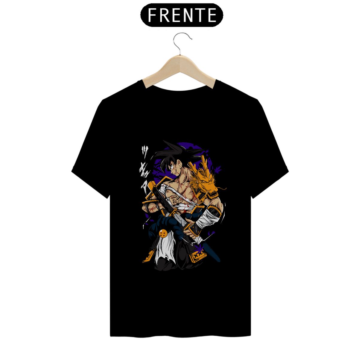 Nome do produto: Camisa Goku Samurai