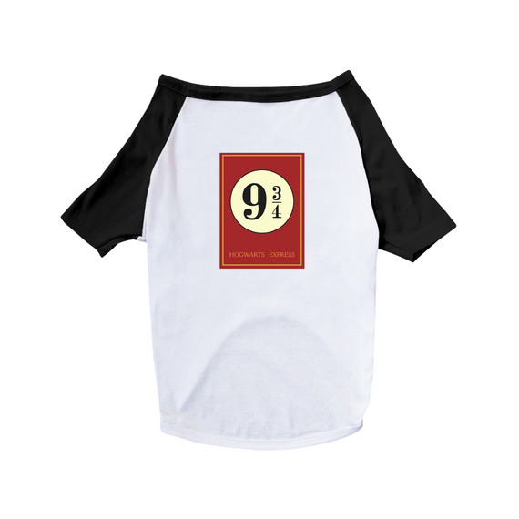 Camiseta Pet Plataforma 9 3/4 Harry Potter