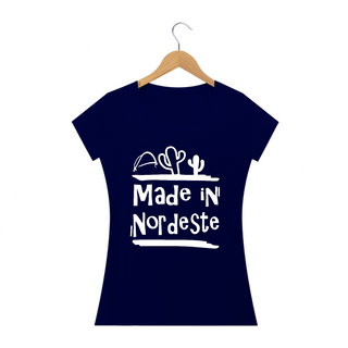 Nome do produtoT-Shirt Feminina Frases Made in Nordeste