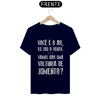 Nome do produtoT-Shirt Preta Frases Voce e o ar eu sou o vento ...