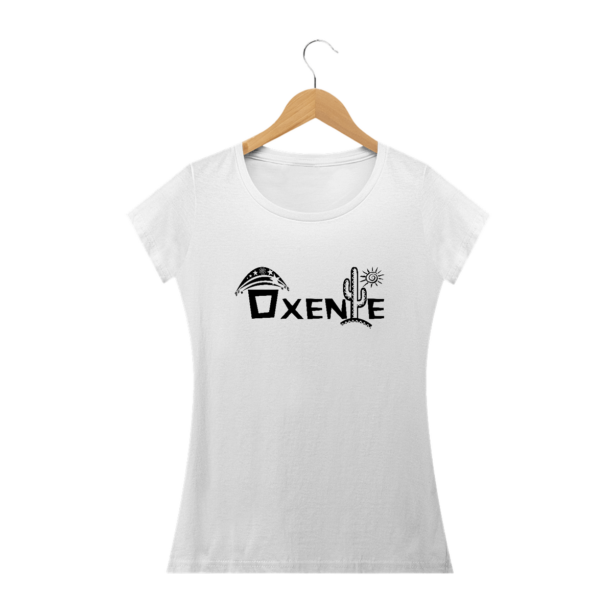 Nome do produto: T-Shirt Feminina Frase Oxente