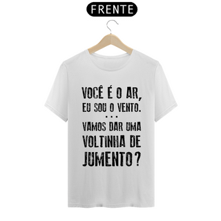 Nome do produtoT-Shirt Frases Você é o Ar eu sou vento...