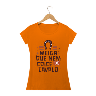 Nome do produtoT-Shirt Frase Meiga que nem coice de cavalo