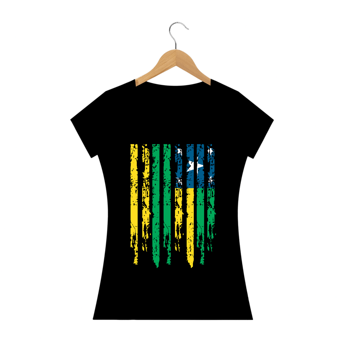 Nome do produto: T-Shirt Feminina Bandeira Sergipe