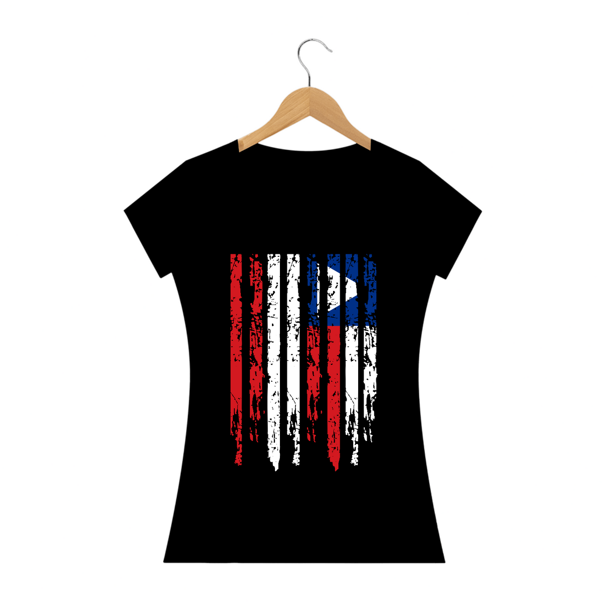 Nome do produto: T-Shirt Feminina Bandeira Bahia