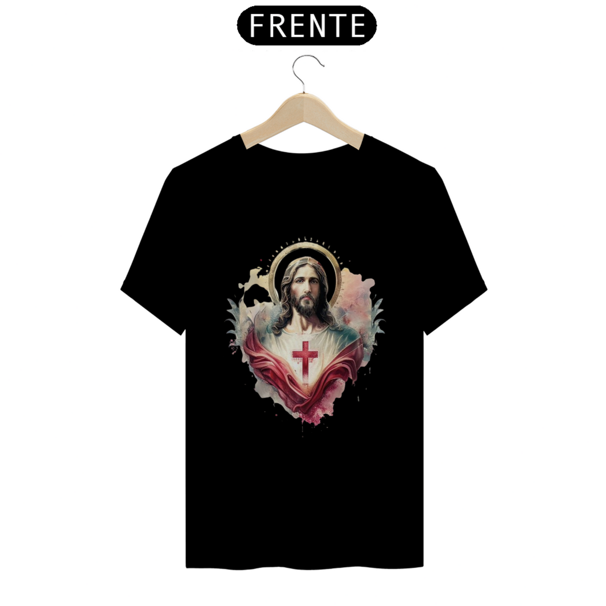 Nome do produto: T-Shirt Quality Art 4 Jesus Fé 