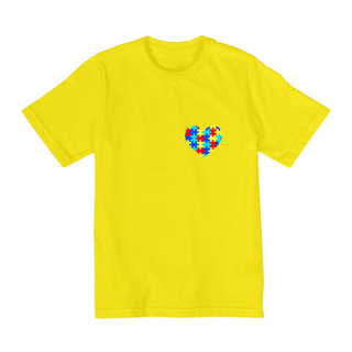 Nome do produtoCamiseta coraçao do autismo - infantil tam. 2 a 8 anos