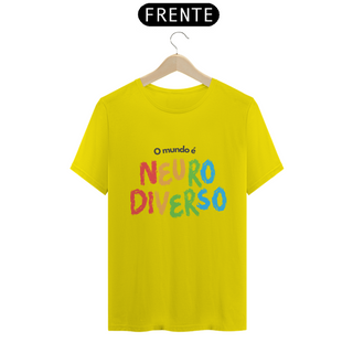 Nome do produtoCamiseta Adulto - O mundo é neurodiverso