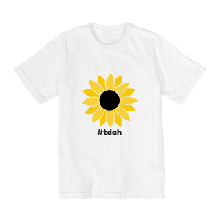 Nome do produtoCamiseta Infantil Quality - Girassol #tdah