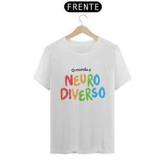 Nome do produtoCamiseta Adulto - O mundo é neurodiverso