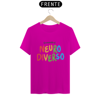 Nome do produtoCamiseta Adulto - O mundo é neurodiverso