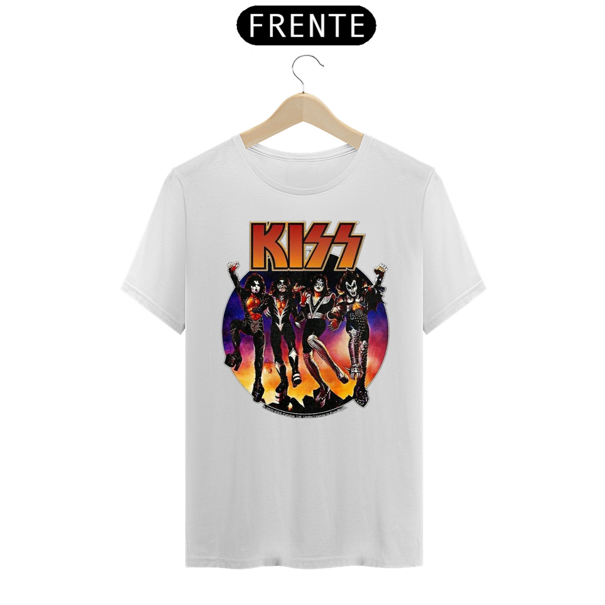 Nome do produto: Camisa KISS - Hard Rock