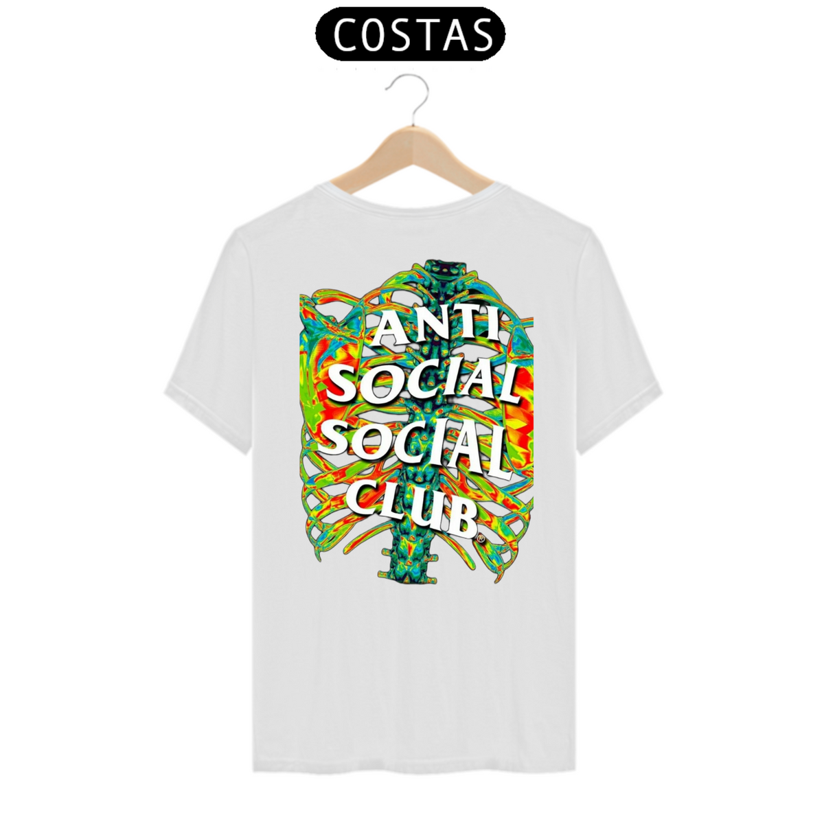 Nome do produto: Camisa Anti Social Social Club - Moda Streetwear 