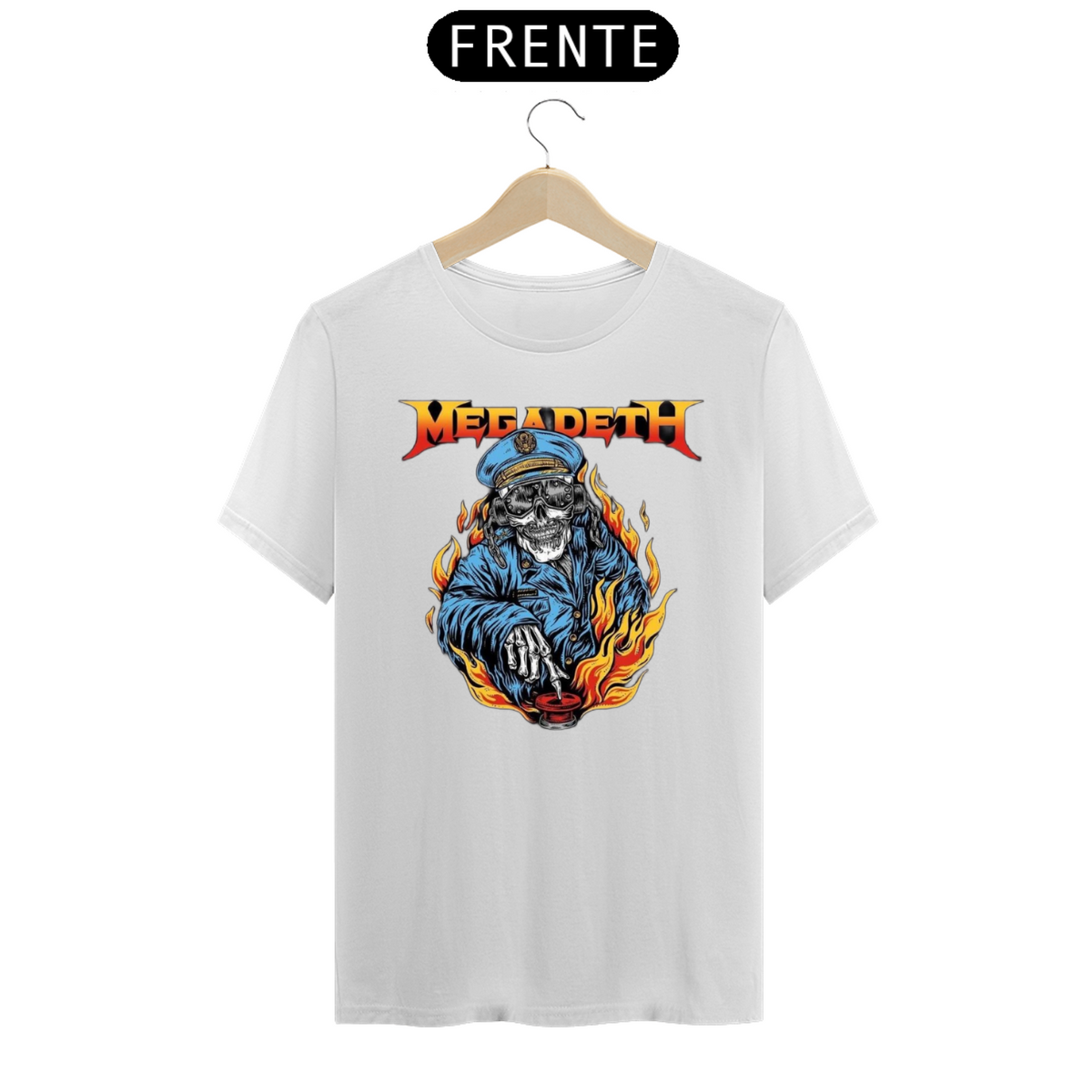 Nome do produto: Camisa Banda Megadeth - Thrash Metal