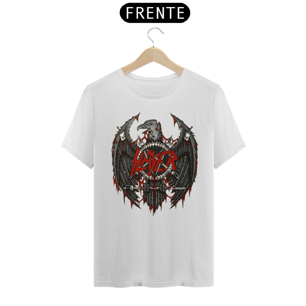 Nome do produto: Camisa banda Salyer Águia - Heavy Metal