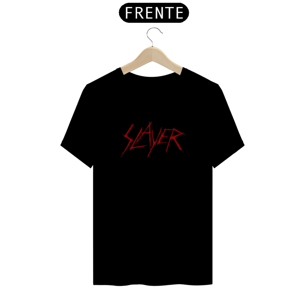 Nome do produto: Camisa Banda Slayer (Preta) - Moda Heavy Metal