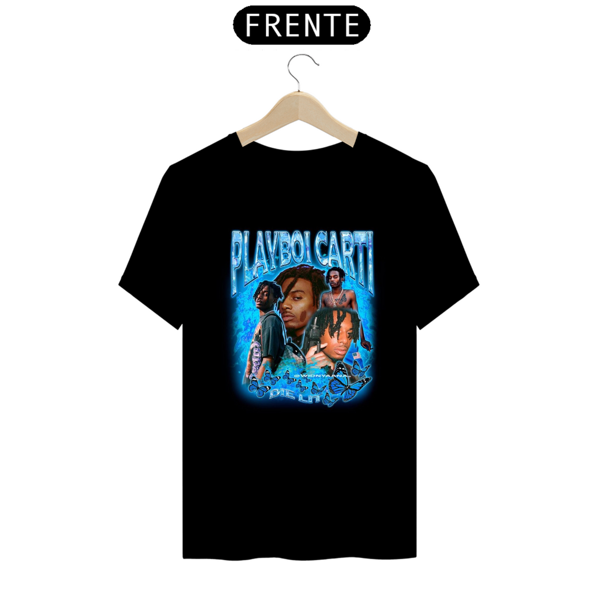 Nome do produto: Camisa Playboi Carti (Preta)