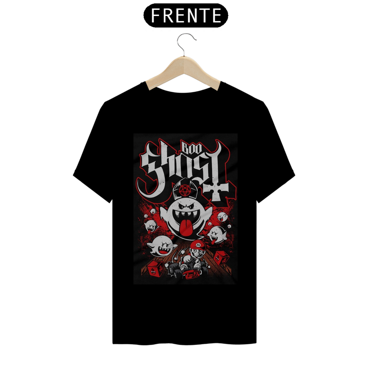 Nome do produto: Camisa Ghost Boo (Preta) 