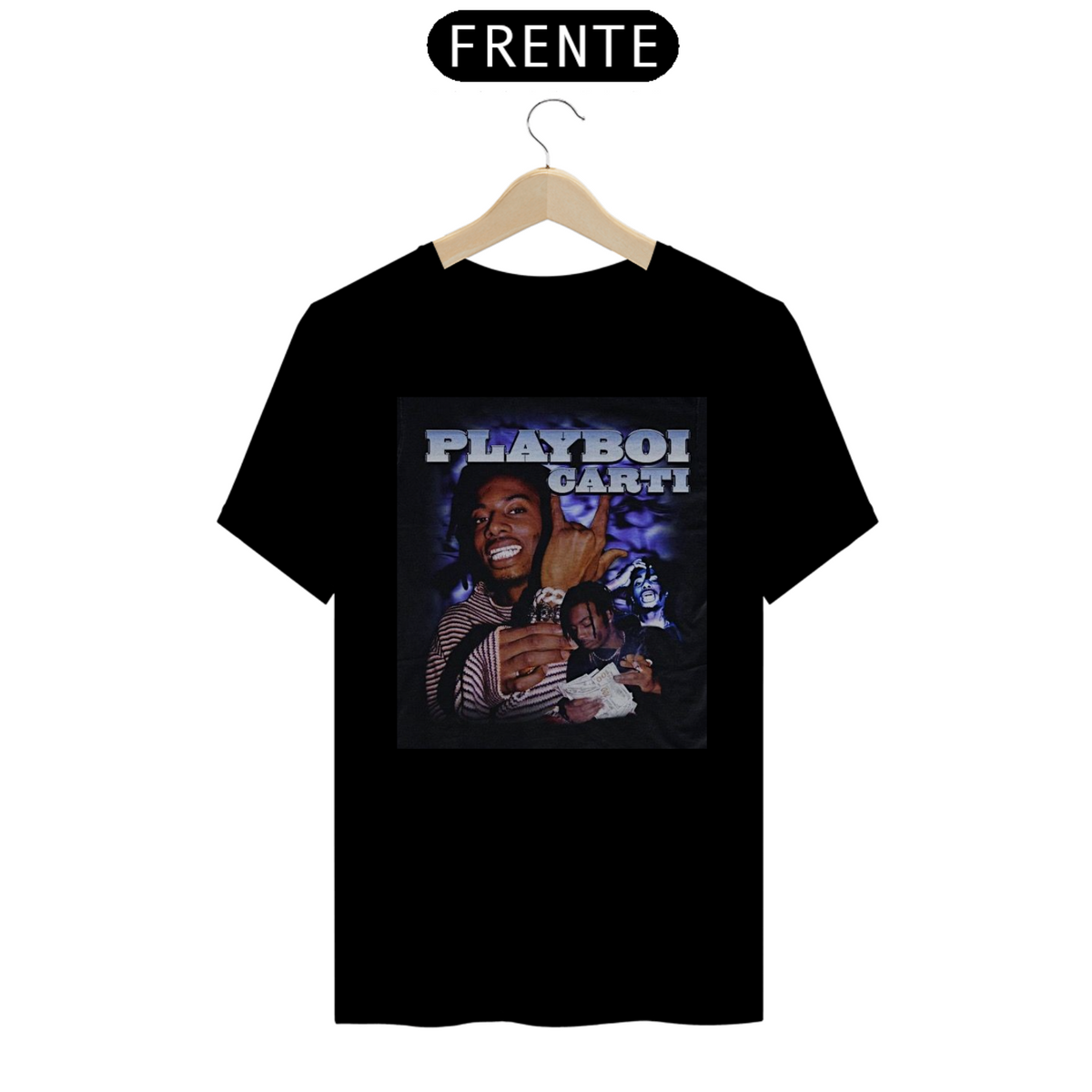 Nome do produto: Camisa Playboi Carti - Moda Rap/Hip Hop