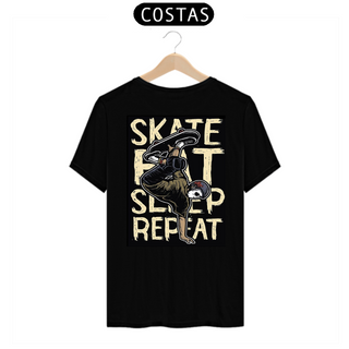 Nome do produtoCamisa  Skate Flat ( Preta ) - Moda Skate Streetwear 