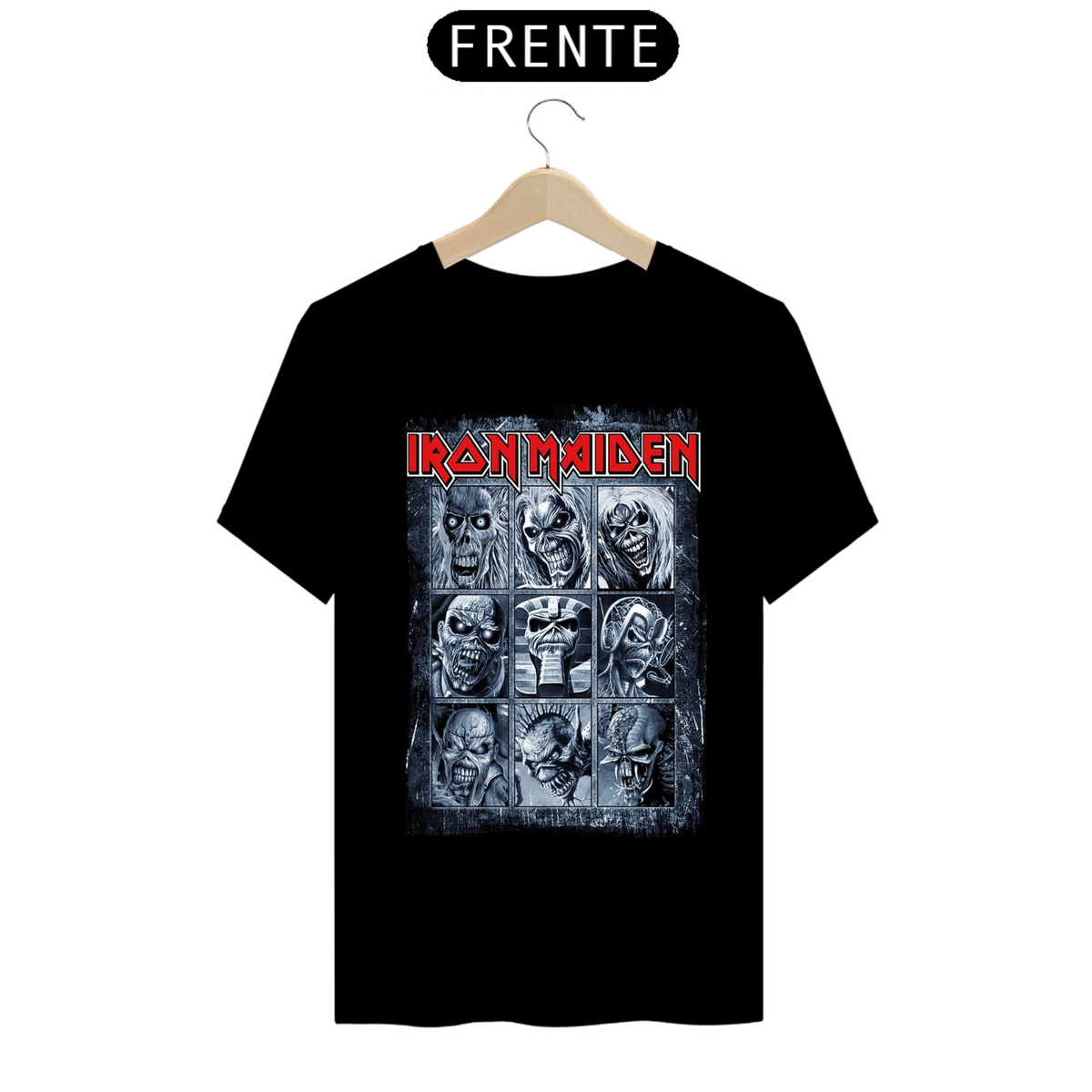 Nome do produto: Camisa IRON MAIDEN (PRETA)