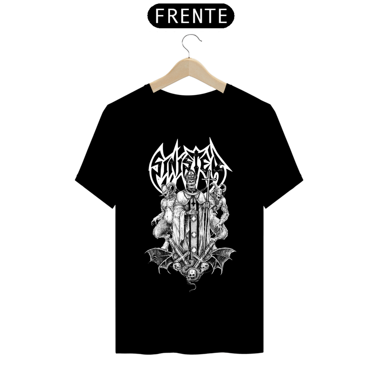 Nome do produto: Camisa Banda SINISTER - Death Metal