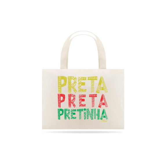 ECOBAG PRETA PRETINHA