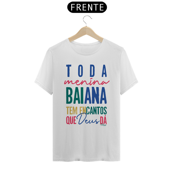 CAMISETA MENINA BAIANA - QUALITY