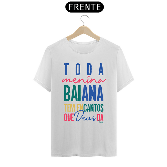 CAMISETA MENINA BAIANA - PREMIUM