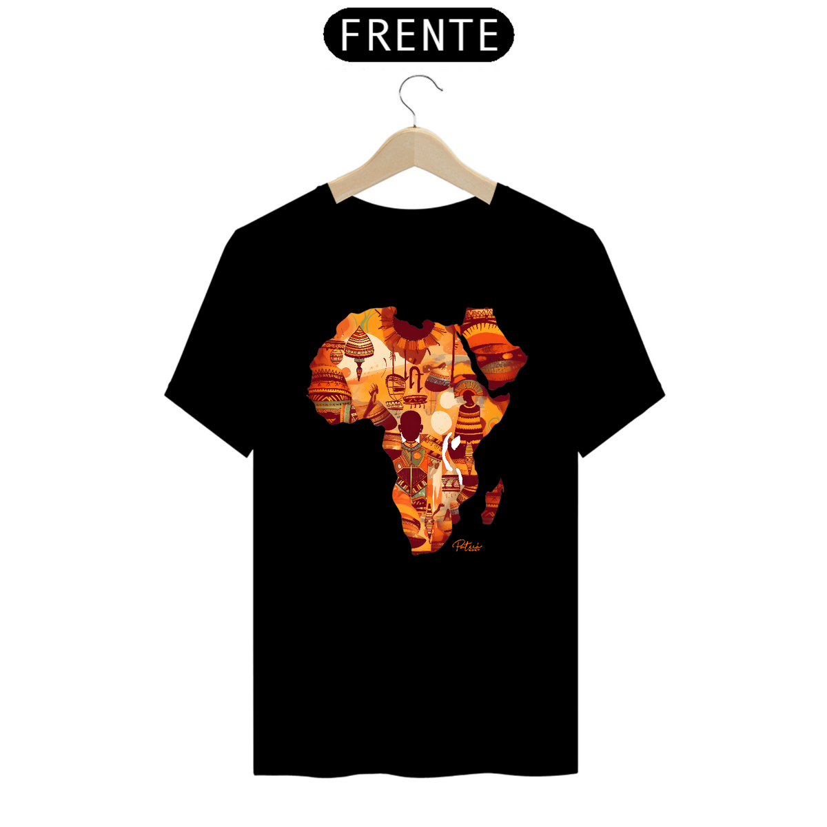 Nome do produto: CAMISETA AFRICA - PREMIUM