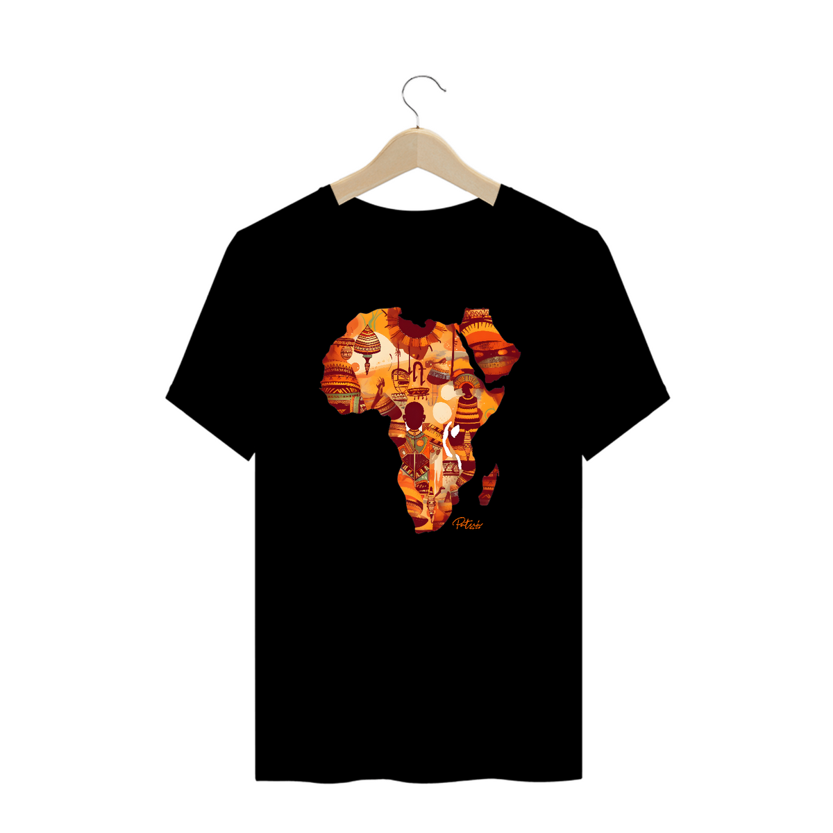 Nome do produto: CAMISETA AFRICA - PLUS SIZE