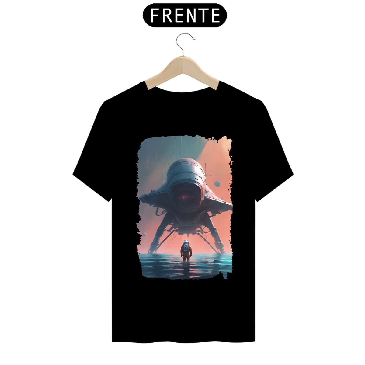 Nome do produto: Camiseta Masculina Astronauta Desbravando