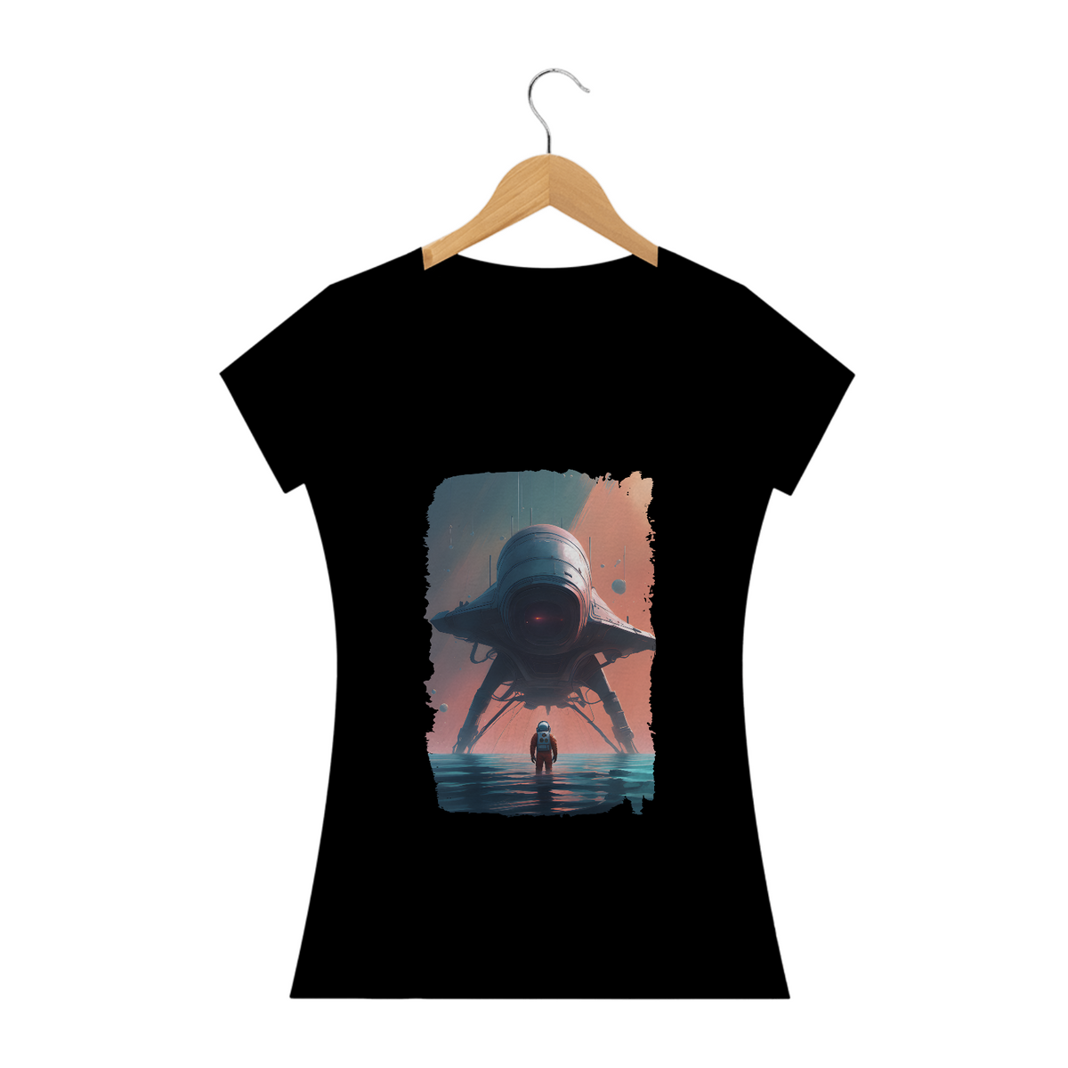 Nome do produto: Camiseta Feminina Astronauta Desbravando