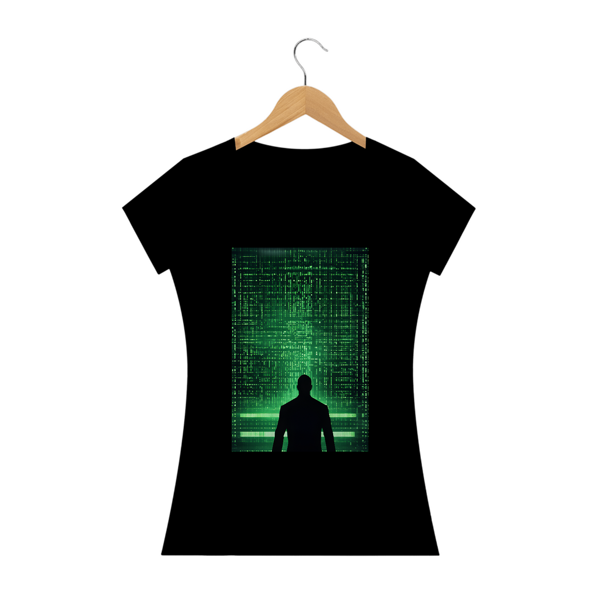 Nome do produto: Camiseta Feminina Hacker