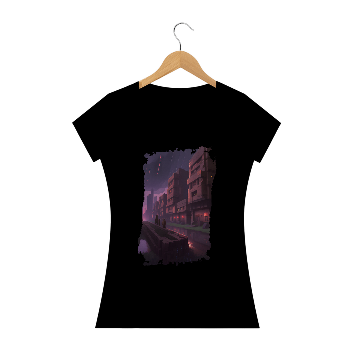 Nome do produto: Camiseta Feminina Cidadela Sombria