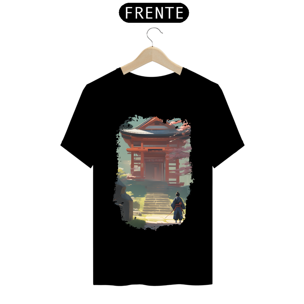 Nome do produto: Camiseta Masculina O Templo e o Mestre