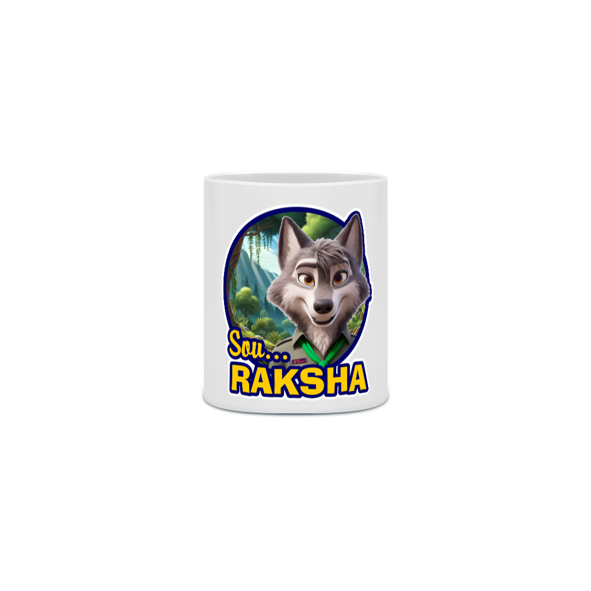 Nome do produto: Caneca personagens da Jângal - Raksha