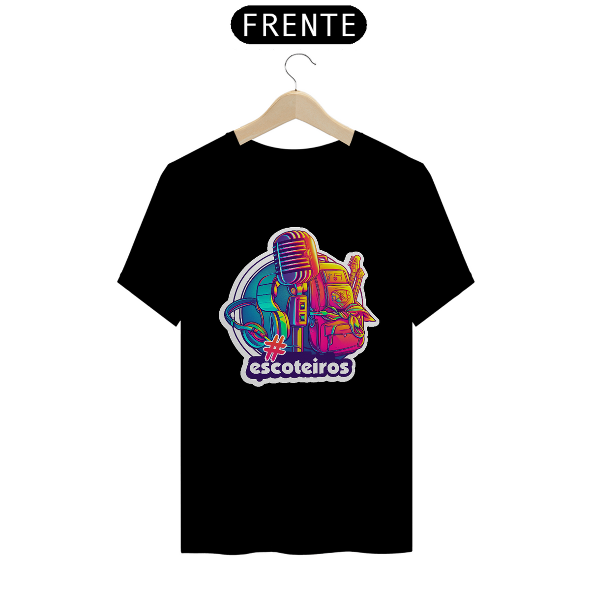 Nome do produto: Camiseta hashtag escoteiros Ref.009