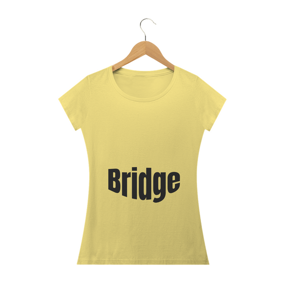 Camiseta feminina amarela