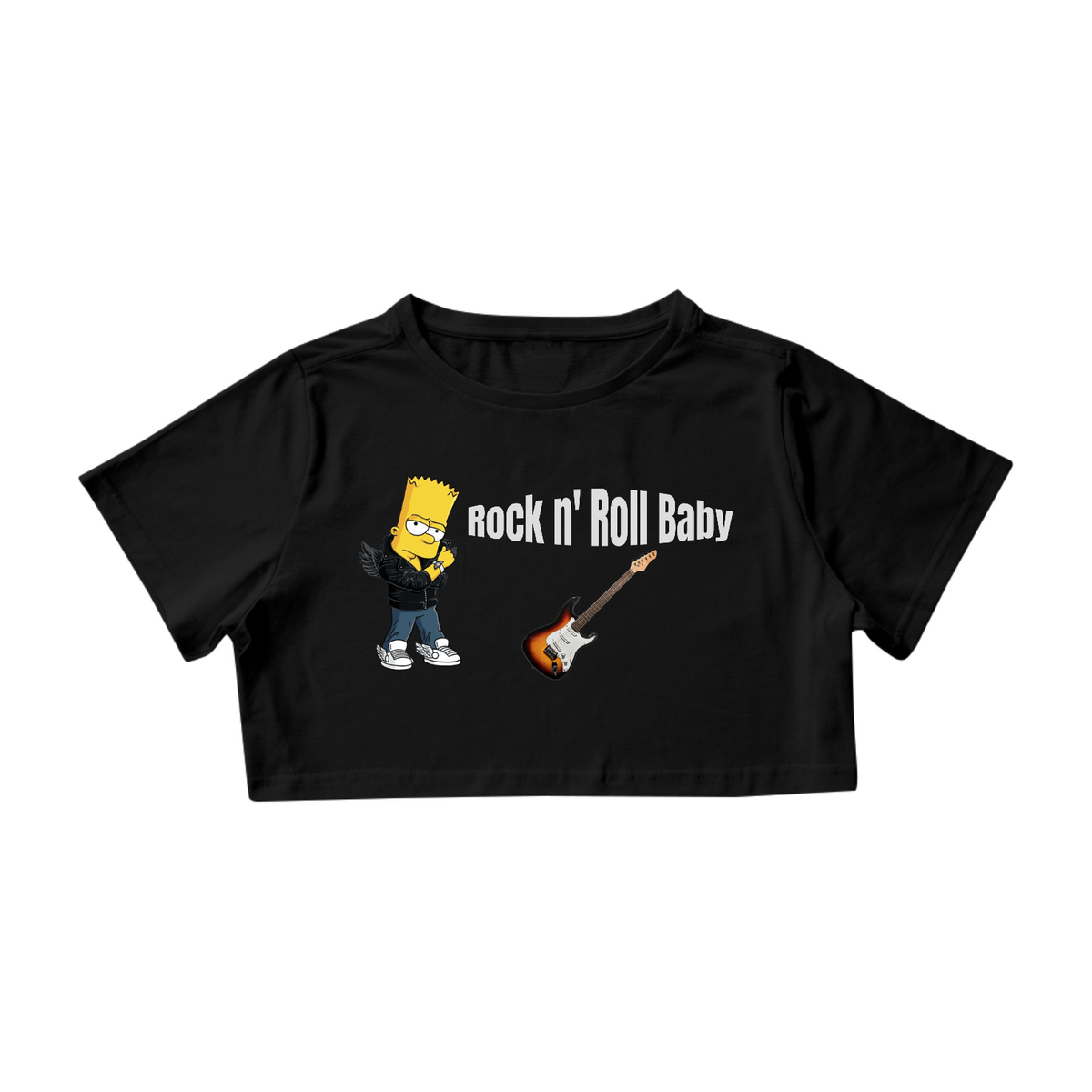 Nome do produto: CROPPED ROCK N\' ROLL BABY - BART