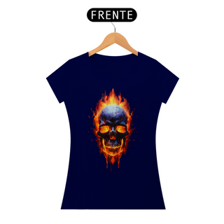 Nome do produtoLobo Branco Vip 2024 flaming skull feminina