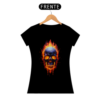 Nome do produtoLobo Branco Vip 2024 flaming skull feminina