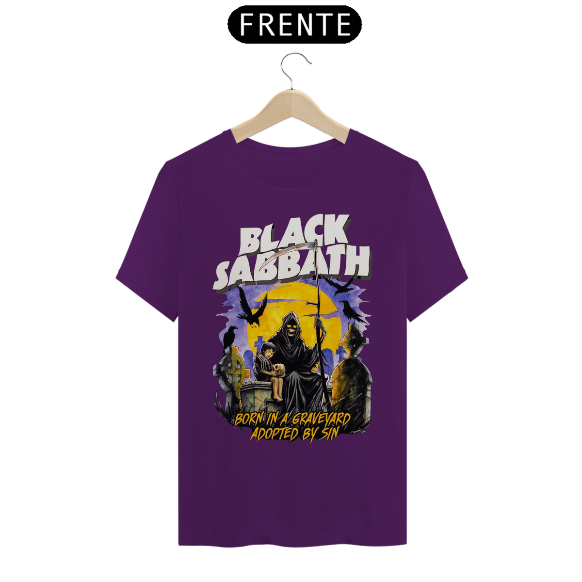 Nome do produto: Black Sabbath mod1 masculina
