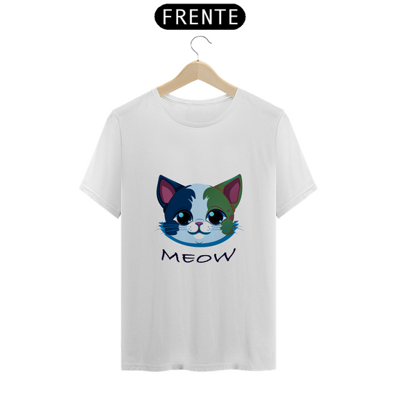 Camiseta meow unissex