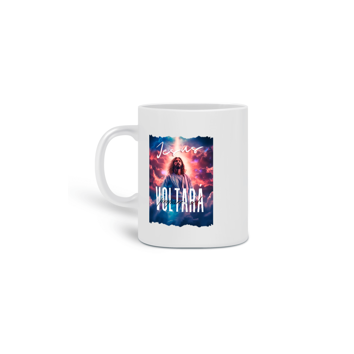 Nome do produto: Caneca Jesus Voltará