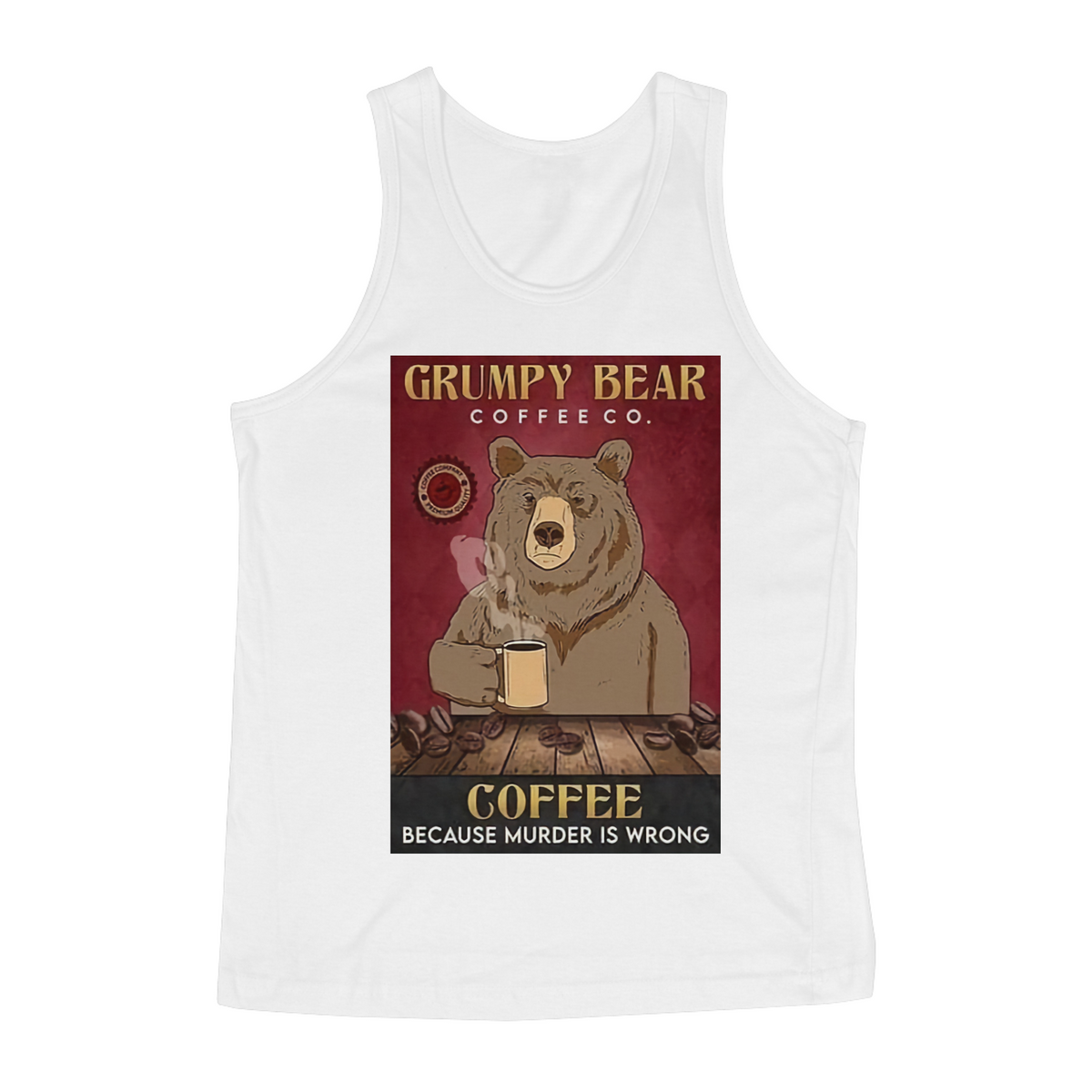 Nome do produto: Grumpy Bear Coffee - Regata